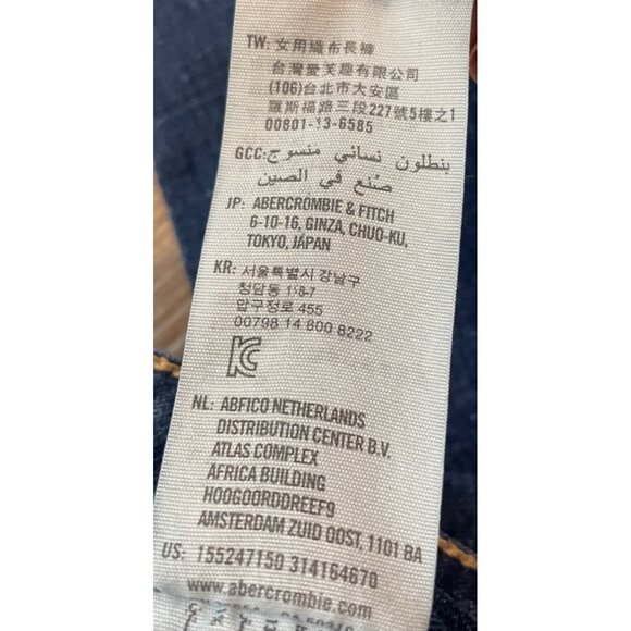 Abercrombie & Fitch Womens Skinny Jeans W30 L31 City Urban Distressed - Picture 3 of 6